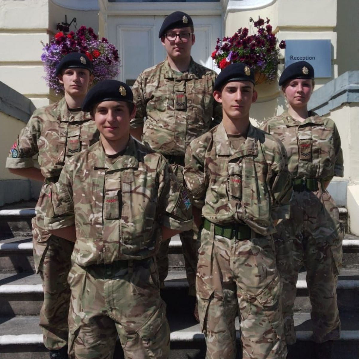 stoke-damerel-community-college-cadets-volunteer-to-help-with-end-of